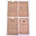 WW1 Soldbuch and Militarpass of Gunther Rall’s Father Rudolf Gottlob Rall