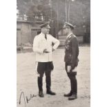 Wartime Photograph of Luftwaffe Aces Bruno Loerzer and Werner Molders in Russia