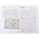 Letter Written to Luftwaffe Fighter Ace Gunther Rall