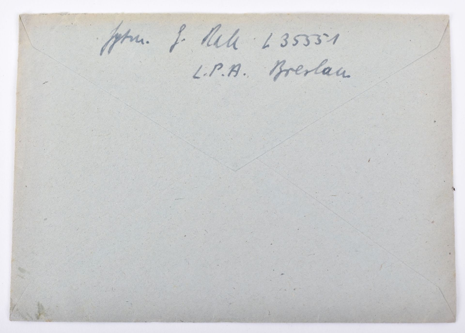 1943 Dated Feldpost Envelope Addressed to Gunther Rall’s Wife - Image 2 of 2