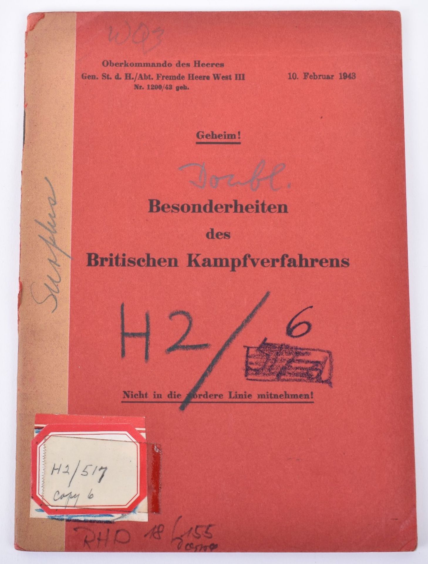 1943 German Armed Forces Publication