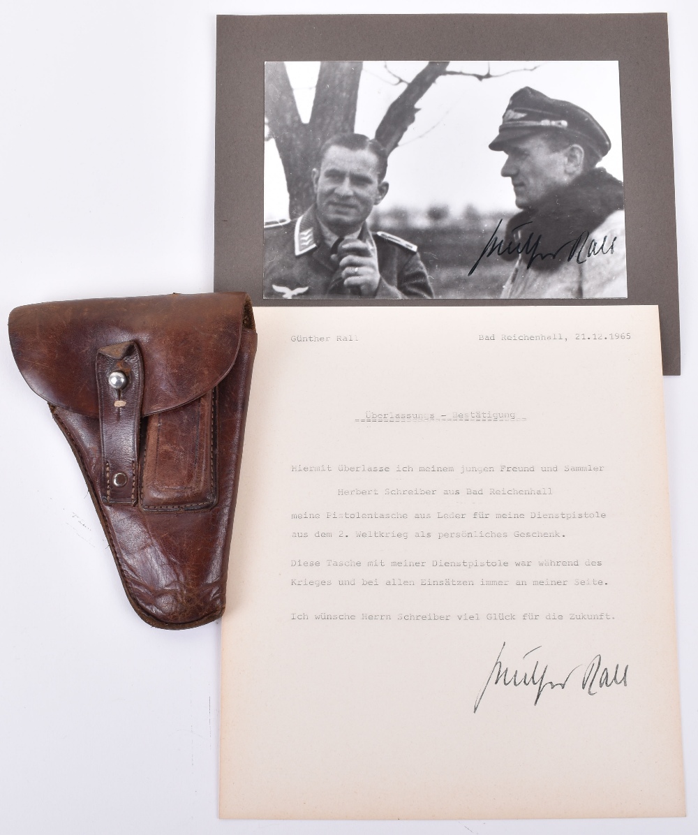 Walther PPK Pistol Holster Belonging to Gunther Rall - Image 3 of 8