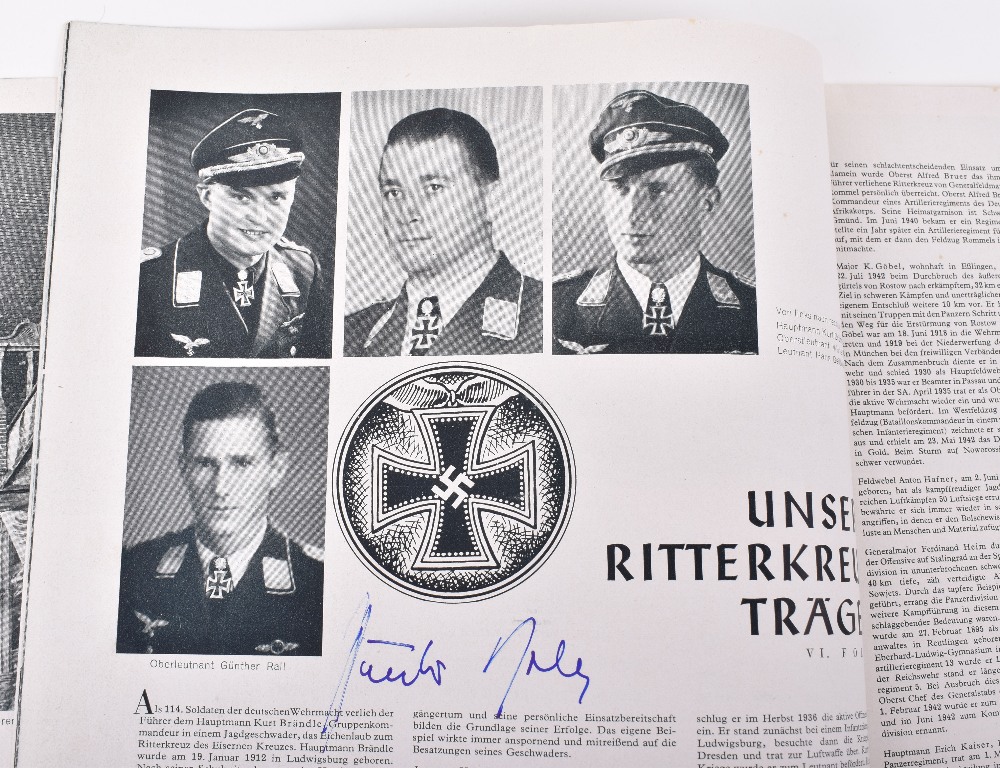 Third Reich Period Magazine Featuring Gunther Rall