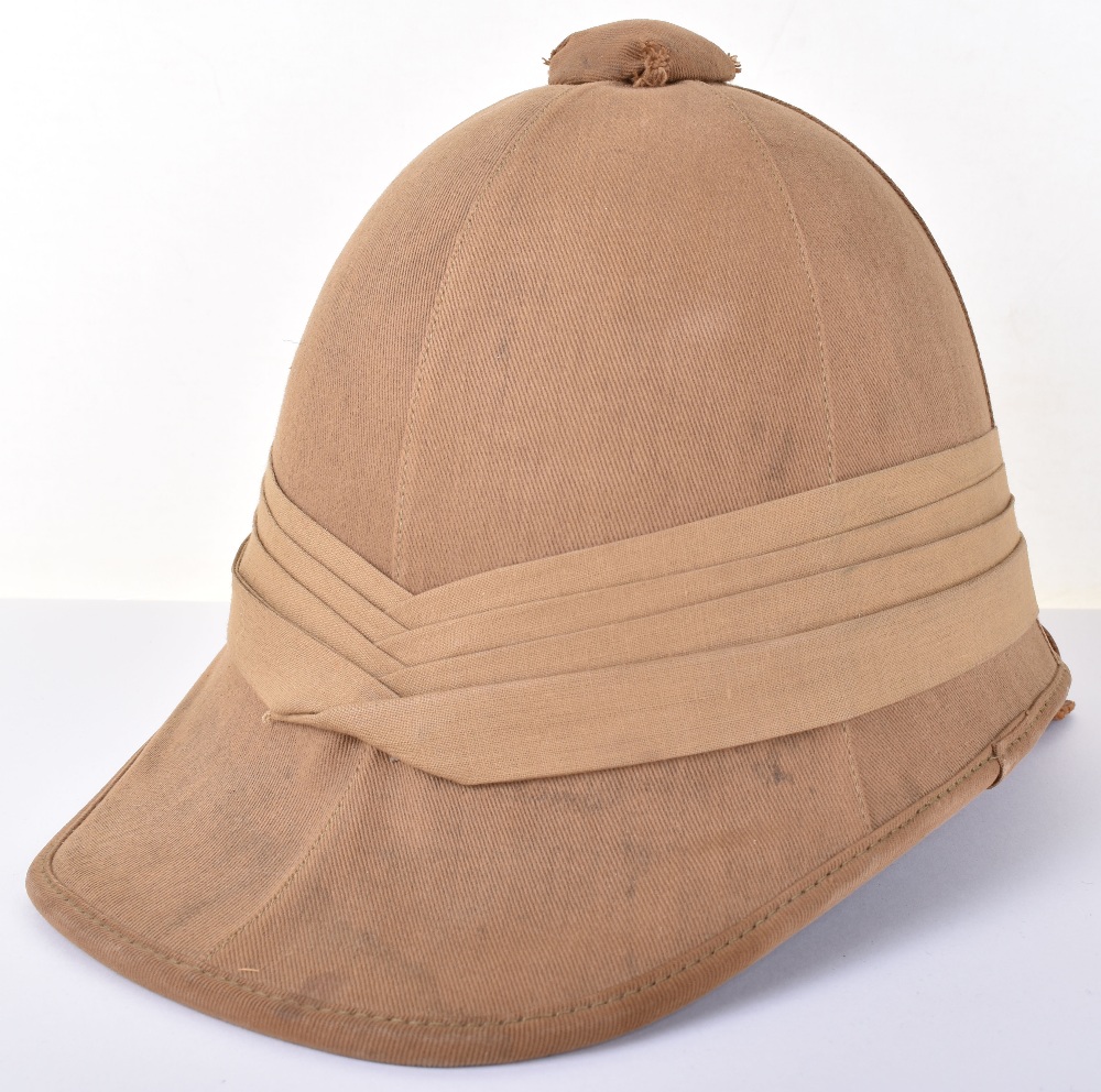 Boer War Style Foreign Service Helmet - Image 3 of 7