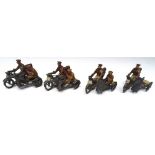 Britains set 199, Motor Cycle Machine Gun Corps