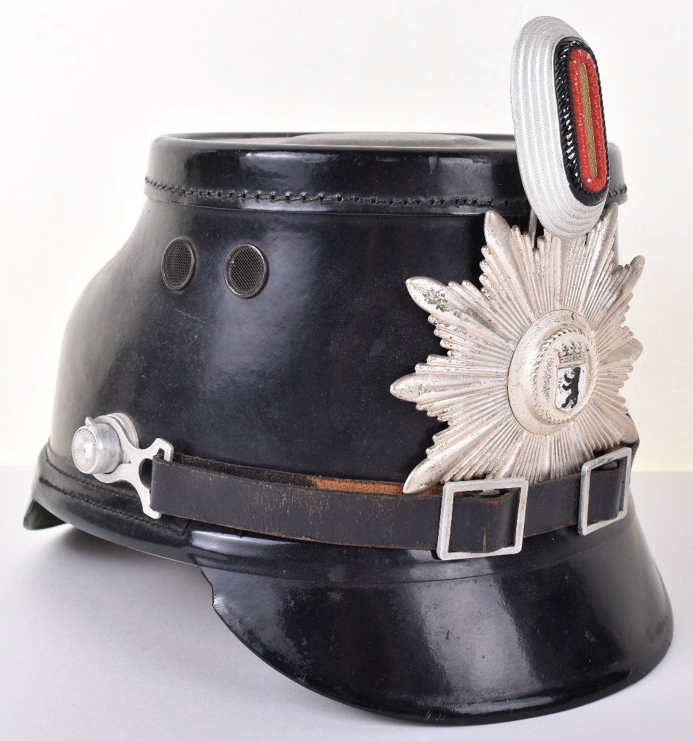 Post WW2 German Berlin Police Shako - Image 4 of 8