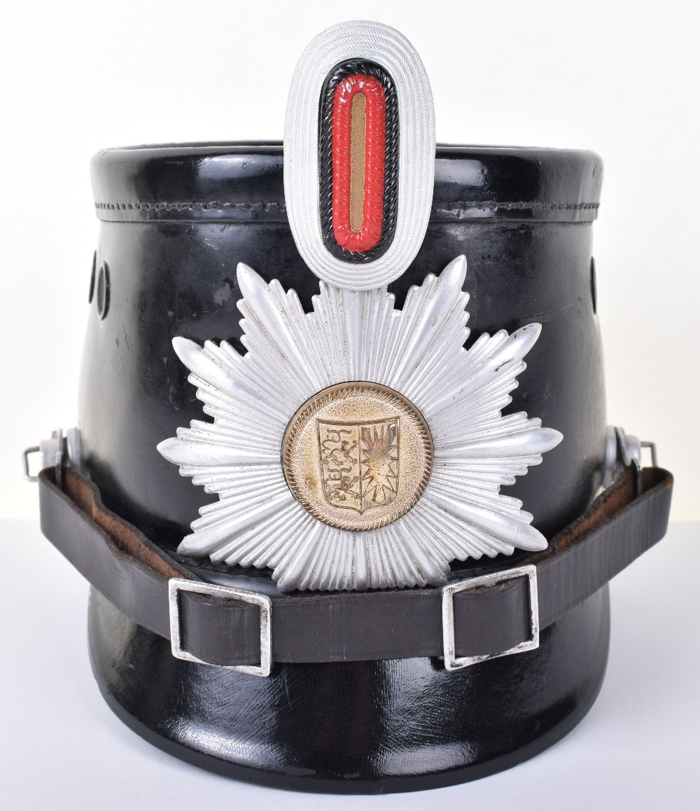 Post WW2 German Schleswig-Holstein Police Shako