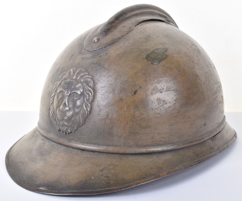 WW1 Belgium Adrian Pattern Steel Combat Helmet