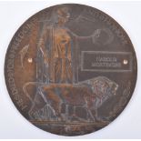 WW1 Bronze Memorial Plaque