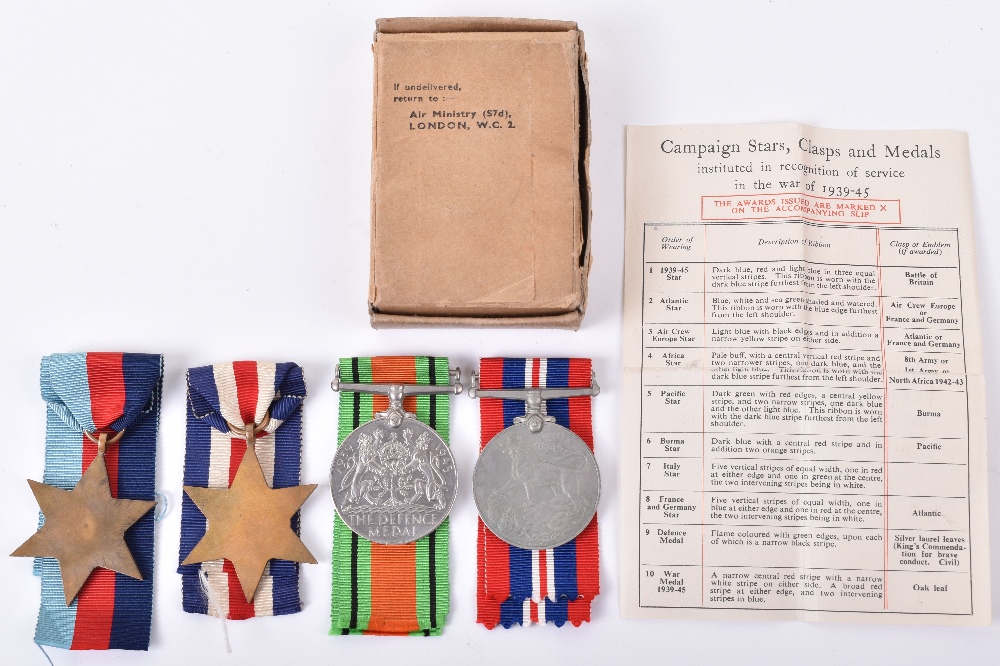 WW2 Campaign Medal Group Awarded to Flight Lieutenant K A Field Royal Air Force - Image 2 of 2