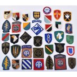 Quantity of American Uniform Patches and Beret Badges