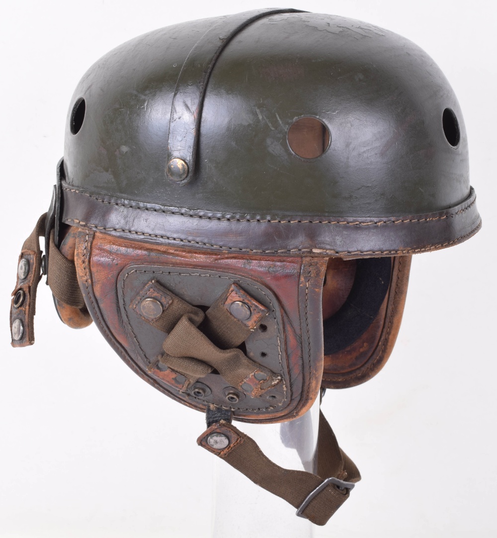 WW2 American Tankers Type Helmet - Image 3 of 6