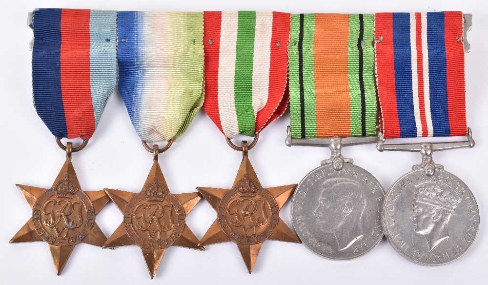 WW2 British Royal Navy Campaign Medal Group of Five