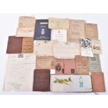 WW2 British Paperwork Grouping to Japanese Prisoner of War