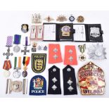 Selection of Obsolete Pattern Police Badges and Insignia