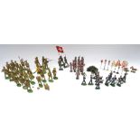 Composition and Aluminium Toy Soldiers