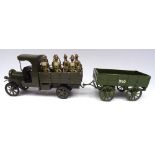 Toy Army Workshop Lorry with driver