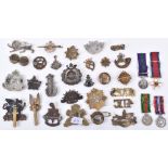 Selection of Various British and Commonwealth Military Badges