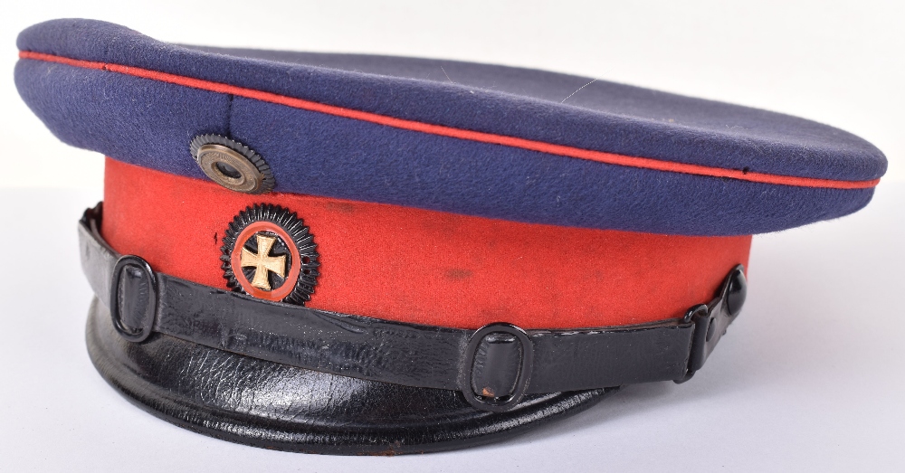 Imperial German Wurttemberg Reserve Infantry Regiment Model 1867 Peaked Cap - Image 4 of 9