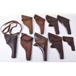 8x British Webley Pistol Holsters