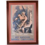 WW2 National Savings Certificates Poster
