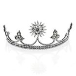 Tiara in metal