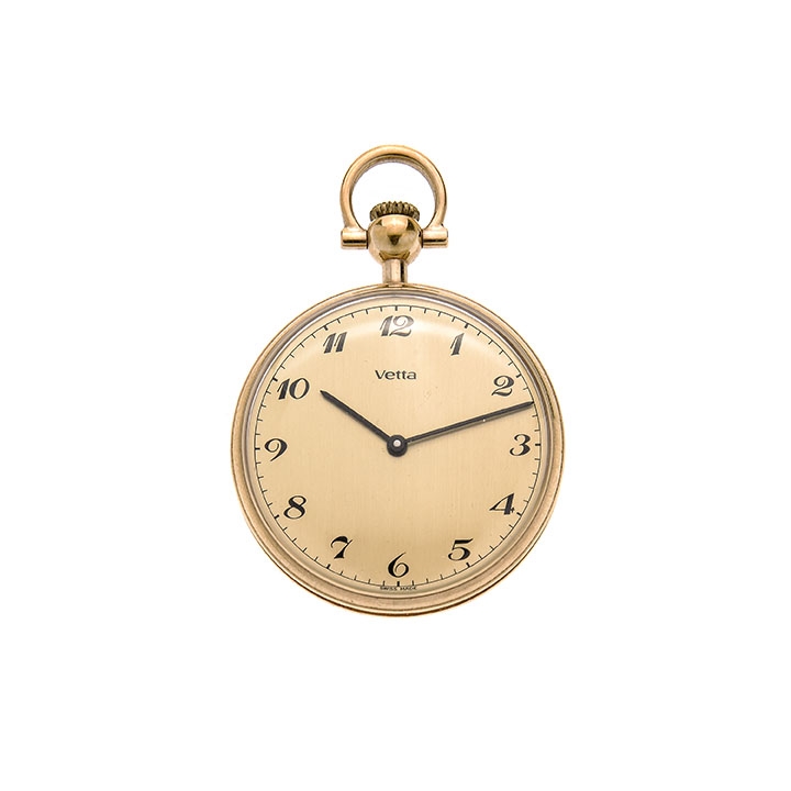 Pocket Watch Yellow Gold Peak