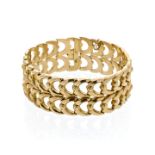 Bracelet in yellow gold