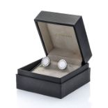 Pair of cufflinks in B Zero1 Bulgari in white gold