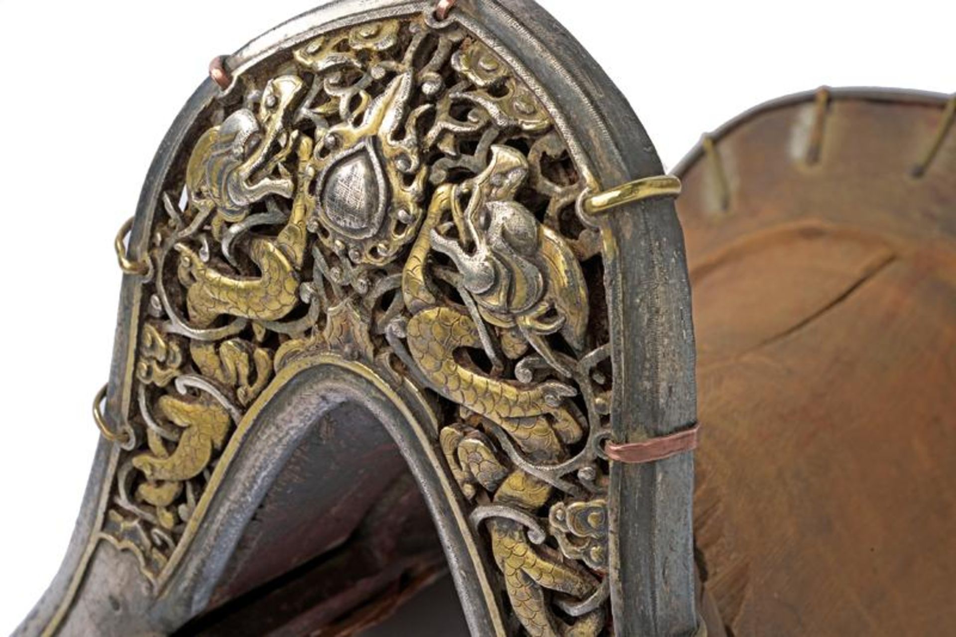 An important saddle with iron mounts - Image 2 of 6