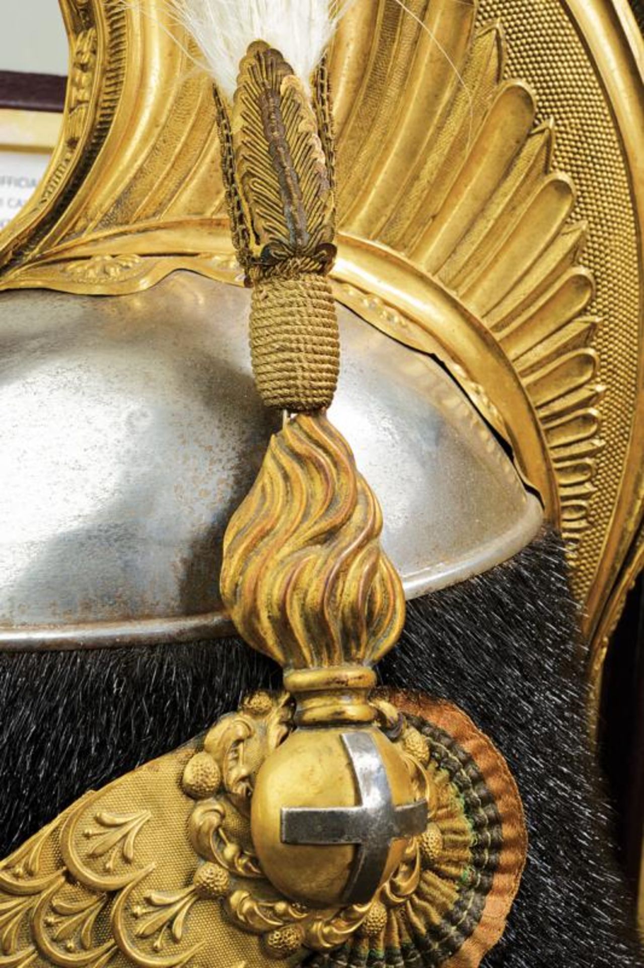 An officer's helmet of the commander of the first Nice Cavalry Regiment - Image 5 of 5