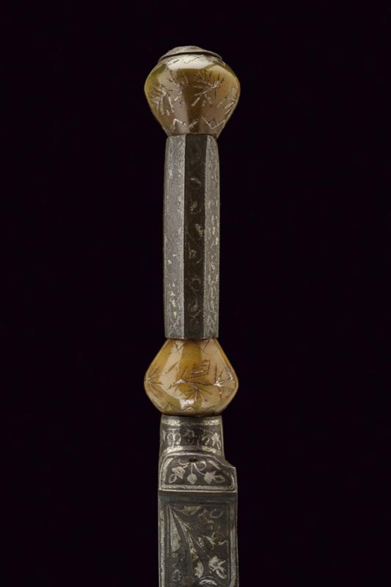 An iron and jade hilted knife - Image 2 of 3