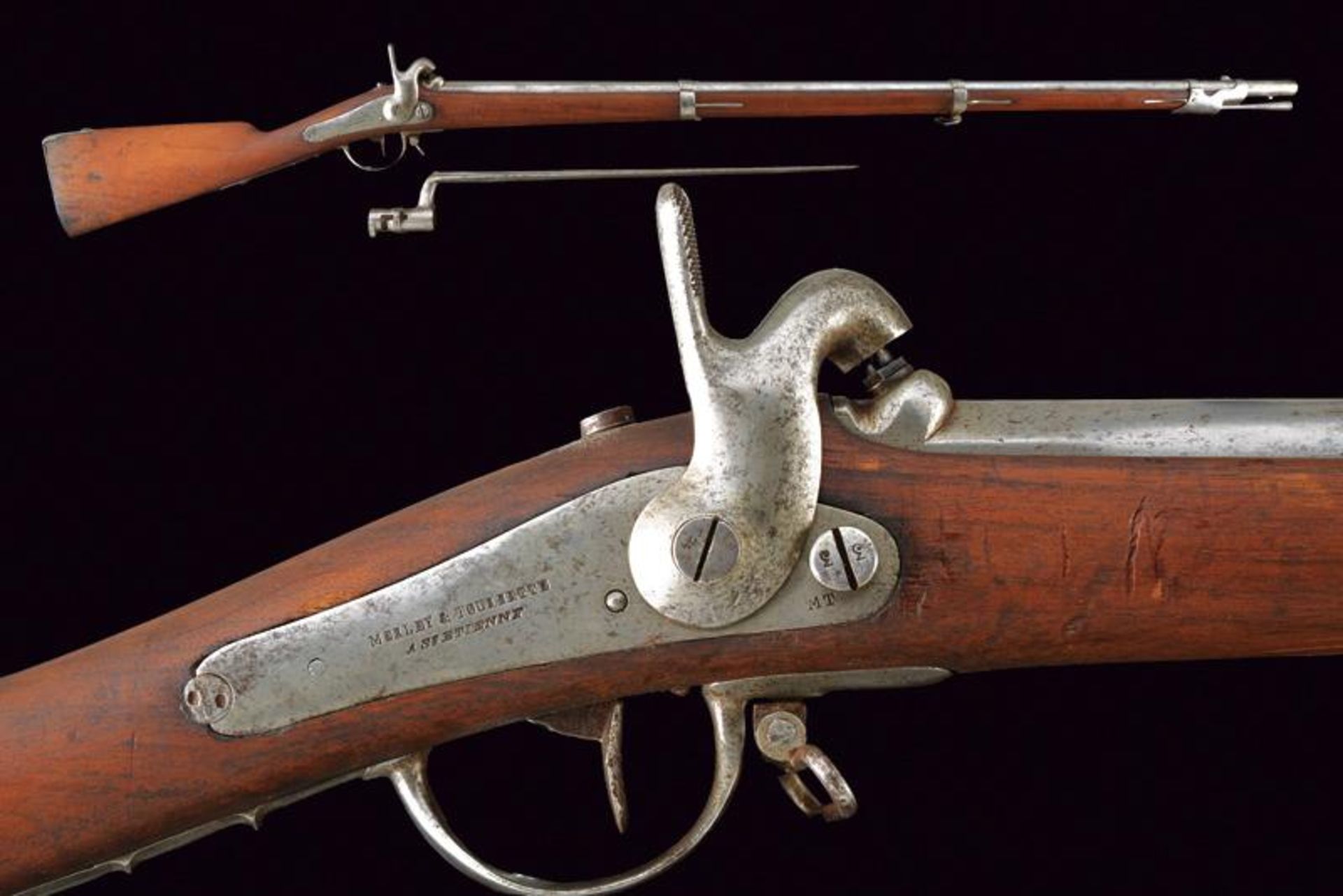 A percussion gun Mod. 1842