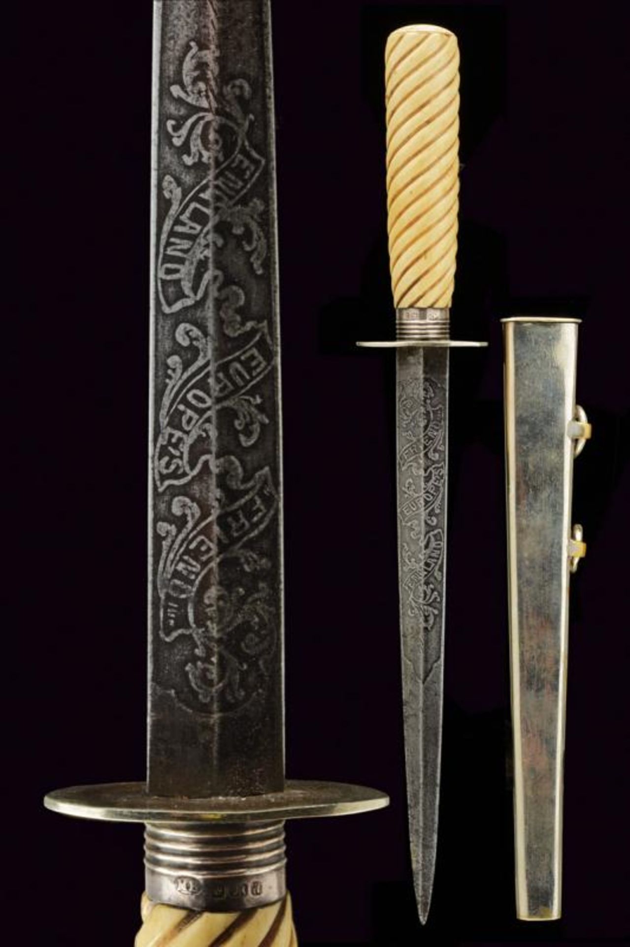 A commemorative dagger