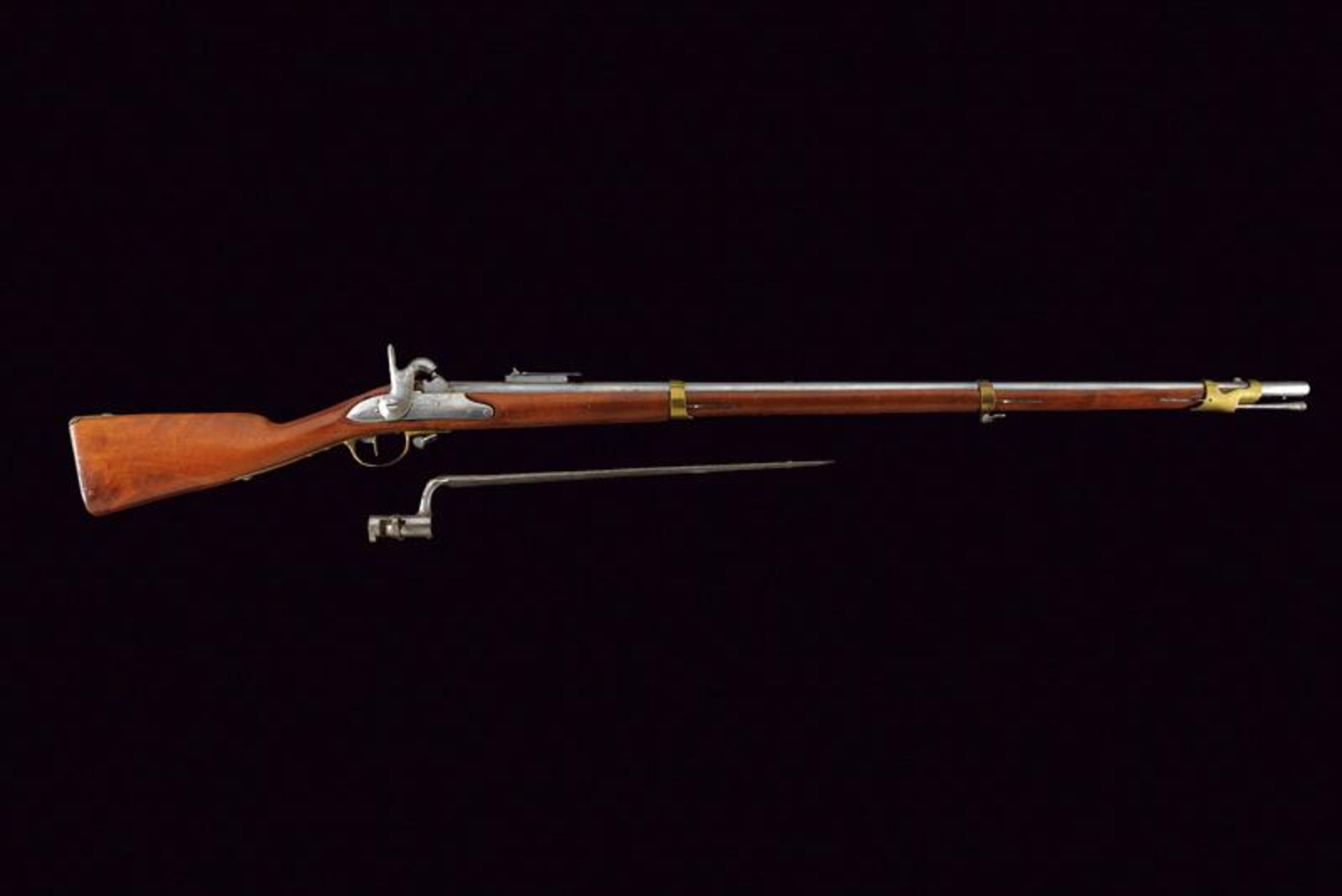 A percussion infantry rifle with bayonet - Bild 6 aus 6