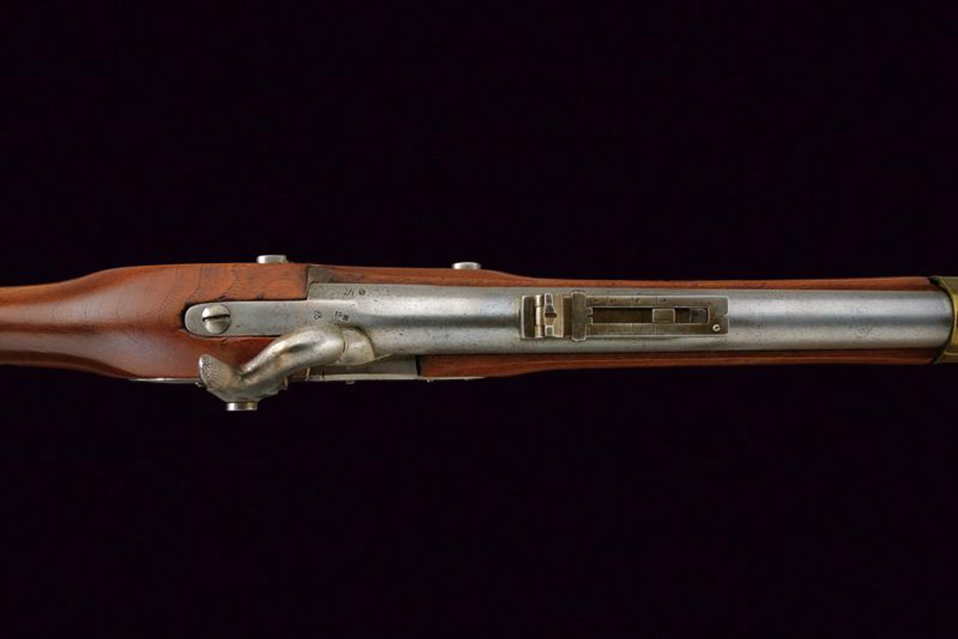A percussion infantry rifle with bayonet - Bild 3 aus 6