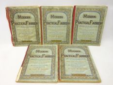 'Modern Practical Farriery' by W.J Miles, parts 1-5, b/w illust, with some colour plates, ND pub.