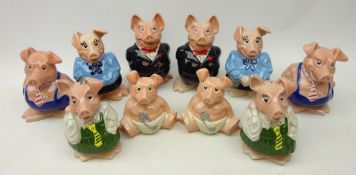 Ten Wade Natwest piggy banks (10) Condition Report <a href='//www.davidduggleby.