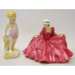 Two early Royal Doulton figures comprising 'Do you wonder where fairies are that folks declare have