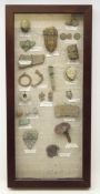 Collection of Archeological Roman to Medieval and later specimens including a bronze Votive head,