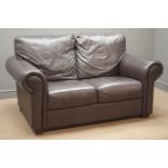 Three seat sofa, (W190cm), and matching two seat sofa (W149cm),