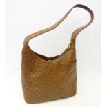 Amber Ostrich skin handbag Condition Report <a href='//www.davidduggleby.