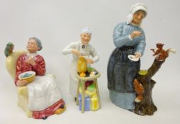 Three Royal Doulton figures comprising 'Good Friends' HN2783,