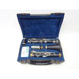 Buffet Crampon & Cie Paris clarinet in case with tuning ring and mouthpiece cap, serial no.