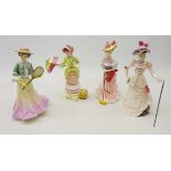 Four Royal Doulton limited edition figures in the British Sporting Heritage series comprising