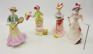 Four Royal Doulton limited edition figures in the British Sporting Heritage series comprising