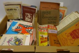 Collection of 1930's to 60's British theatre programmes, cigarette cards,