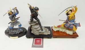 Two Franklin Mint figures by Sum Nakamura,