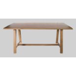 House of Fraser Shabby Chic Oak 'Pippy Dining Table' - still in box, 180cm x 75cm,