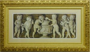 Classical Putti Drinking from Urn,